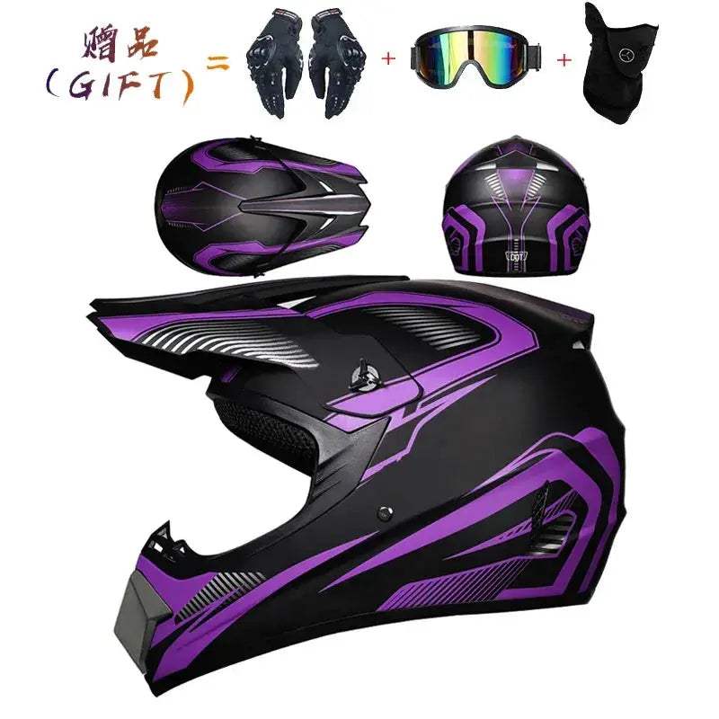 DOT Certified Motocross Helmet Lightweight Shell 1kg - ToylandEU
