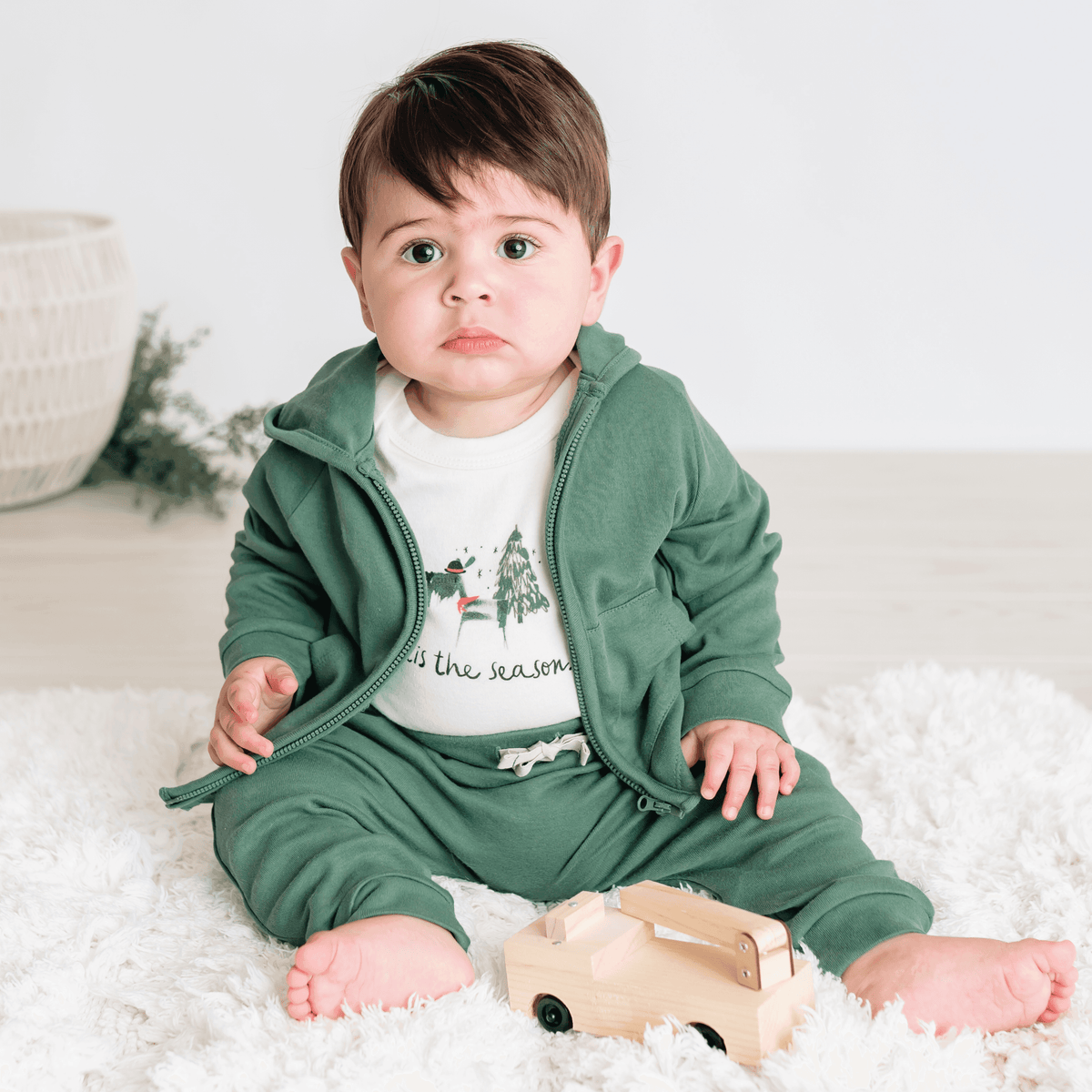 Tis the Season Graphic Bodysuit | Organic Cotton | Baby