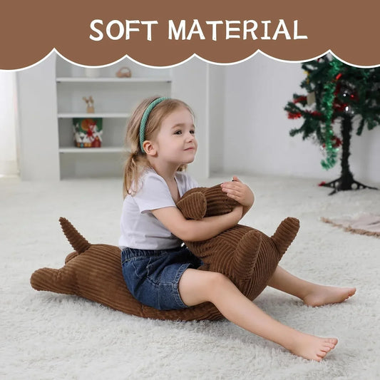 Dachshund Plush Body Pillow Toy Soft And Cuddly For Kids - ToylandEU