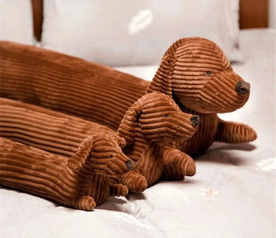 Dachshund Plush Body Pillow Toy Soft And Cuddly For Kids - ToylandEU