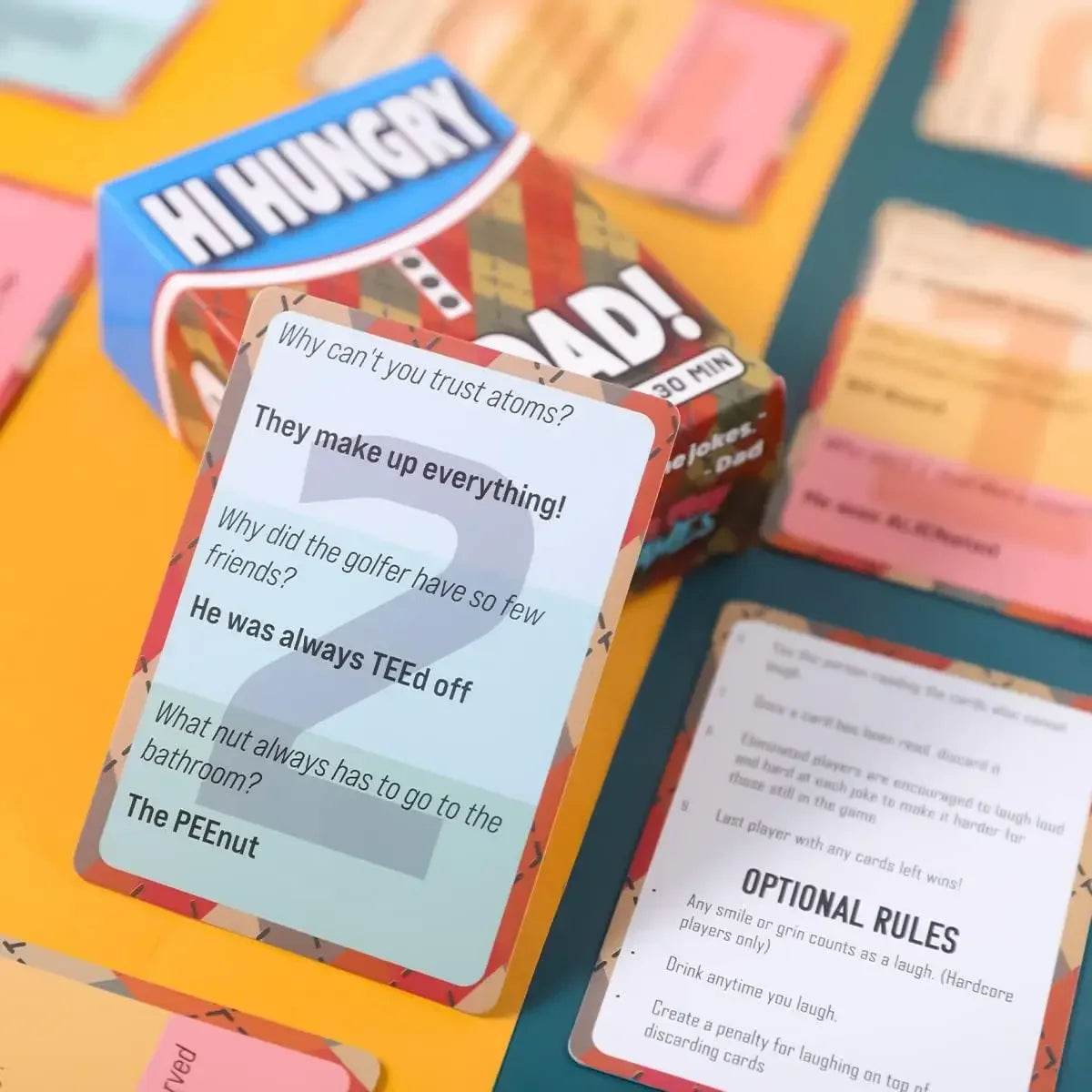 Dad Jokes Galore: HI Hungry… I'm DAD Card Game for Family Fun, Perfect Gift for Fathers with 594 Hilarious Jokes - ToylandEU