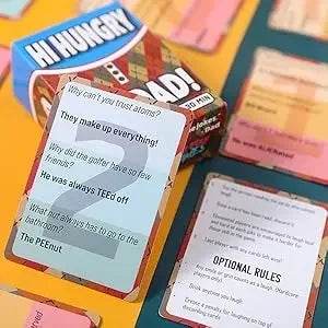 Dad Jokes Galore: HI Hungry… I'm DAD Card Game for Family Fun, Perfect Gift for Fathers with 594 Hilarious Jokes - ToylandEU