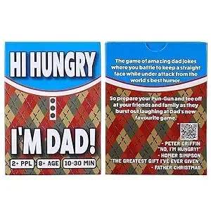 Dad Jokes Galore: HI Hungry… I'm DAD Card Game for Family Fun, Perfect Gift for Fathers with 594 Hilarious Jokes - ToylandEU