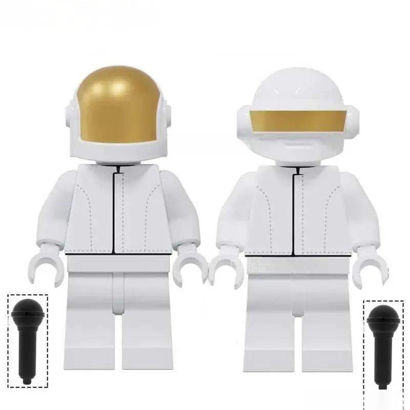  Daft Punk Lego Minifigures White Edition Rare Set -  ToylandEU™