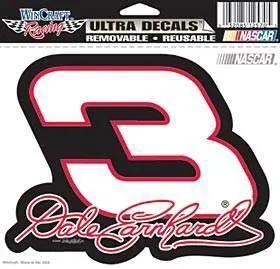  Dale Earnhardt Decal 5x6 Ultra Removable Reusable Vinyl -  ToylandEU™