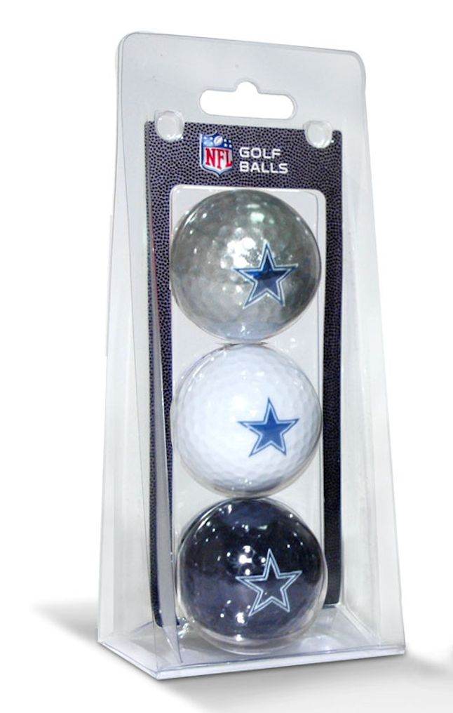 Dallas Cowboys 3 Pack of Golf Balls - ToylandEU