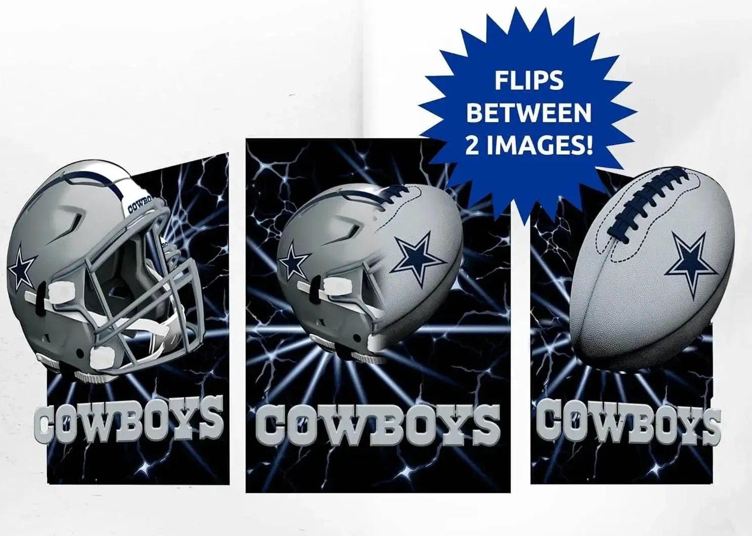  Dallas Cowboys 3D Art Print 12x16 Lenticular Lightning Flip -  ToylandEU™