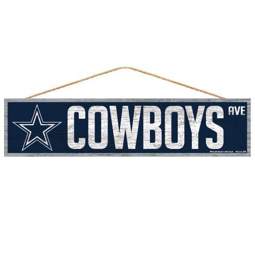 Dallas Cowboys 4x17 Wood Sign Avenue Design By Wincraft - ToylandEU