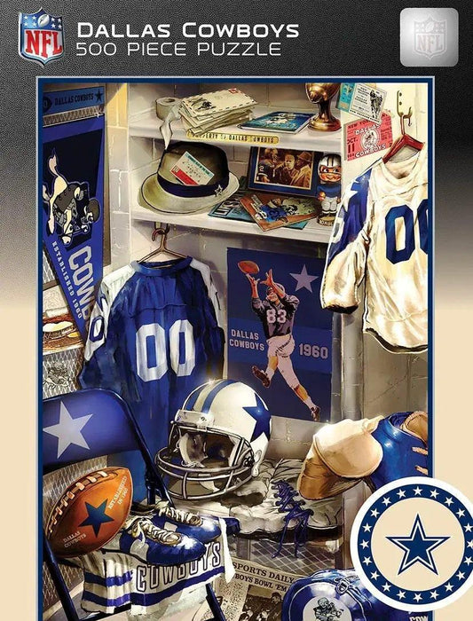  Dallas Cowboys 500 Piece Locker Room Puzzle Memorabilia -  ToylandEU™