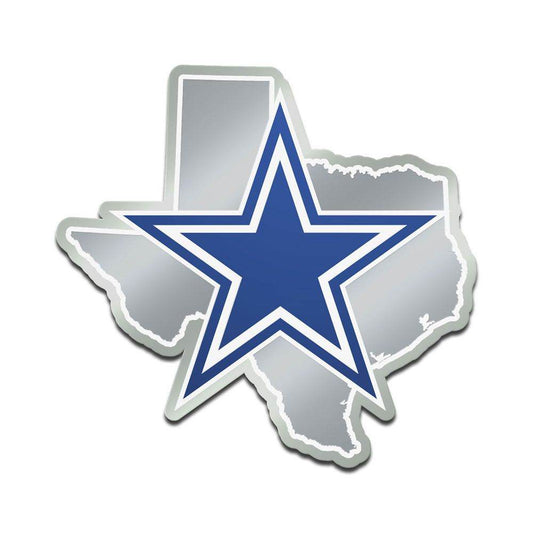 Dallas Cowboys Acrylic State Shape Auto Emblem Licensed - ToylandEU