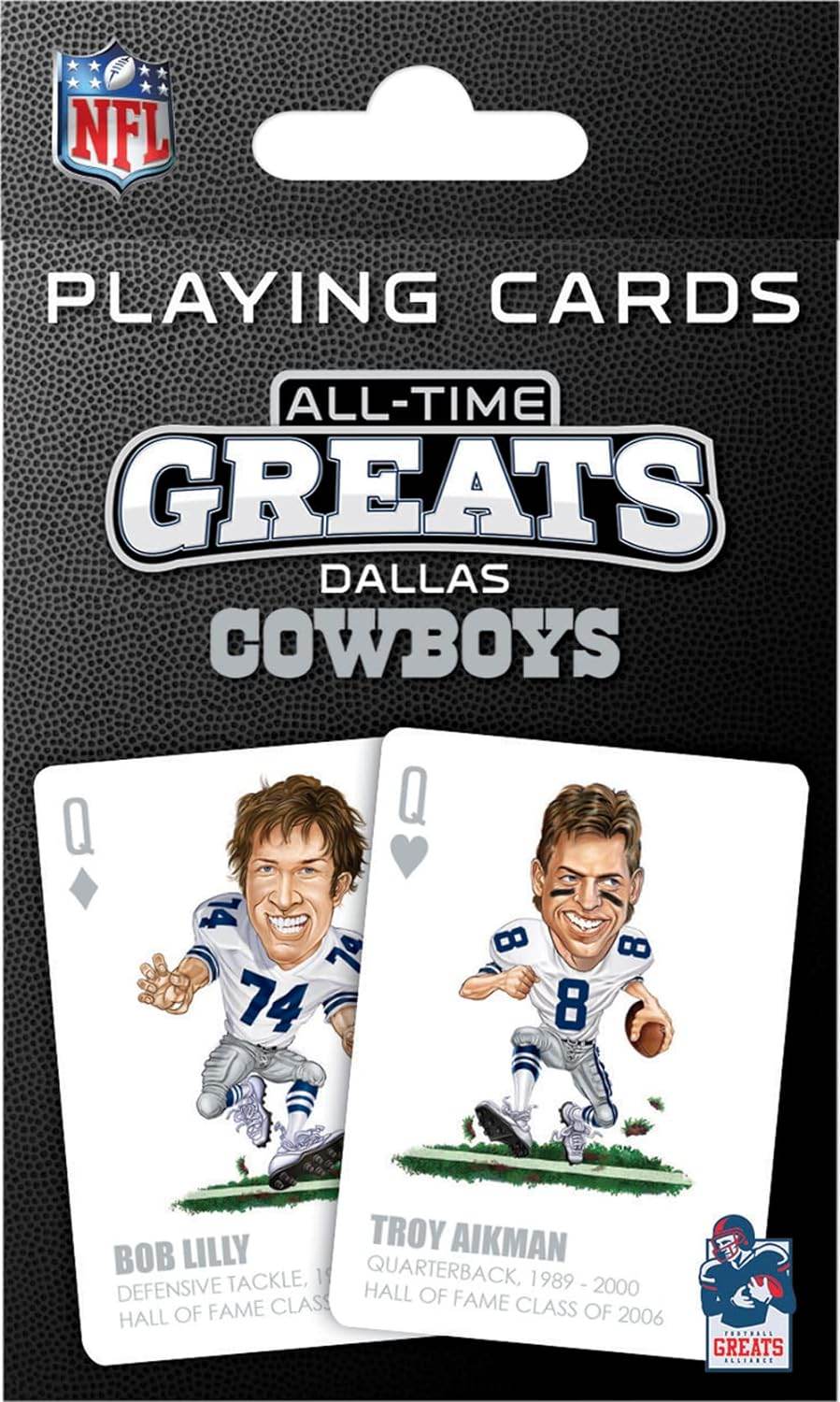 Dallas Cowboys All Time Greats Playing Cards Set Deck - ToylandEU