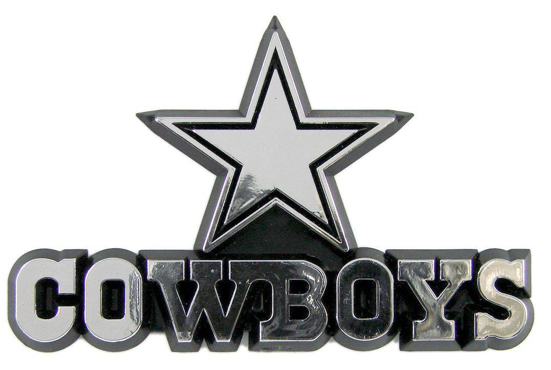 Dallas Cowboys Auto Emblem - Silver - ToylandEU