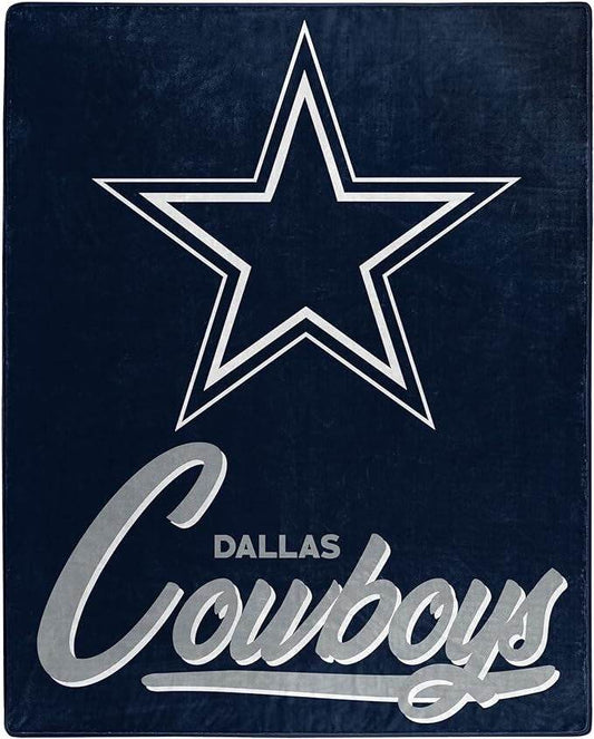 Dallas Cowboys Blanket 50x60 Raschel Signature Design - ToylandEU