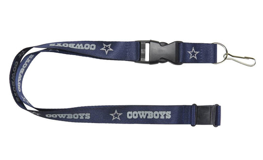 Dallas Cowboys Blue Lanyard Aminco Breakaway Quick Release - ToylandEU