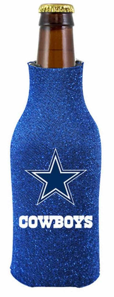 Dallas Cowboys Bottle Holder Glitter Blue Insulated Sleeve - ToylandEU