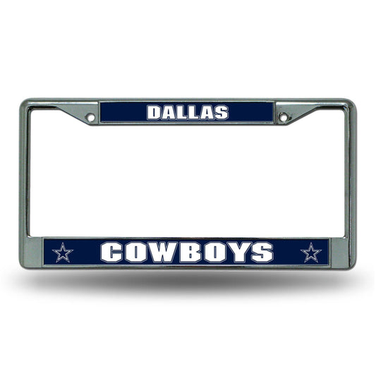 Dallas Cowboys Chrome License Plate Frame Printed Insert - ToylandEU