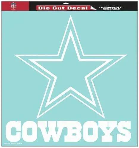  Dallas Cowboys Decal 8x8 Die Cut White -  ToylandEU™