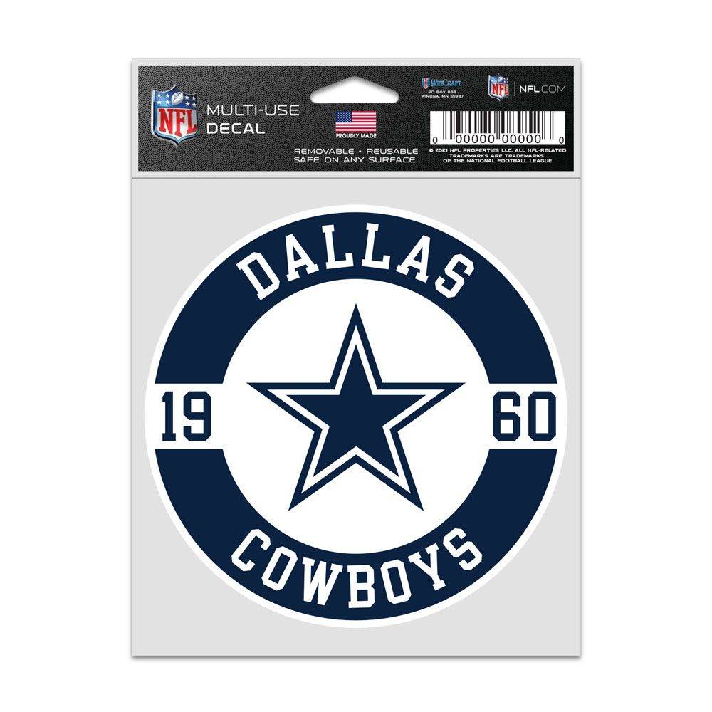 Dallas Cowboys Decal Patch 3.75x5 Inch Fan Wincraft - ToylandEU