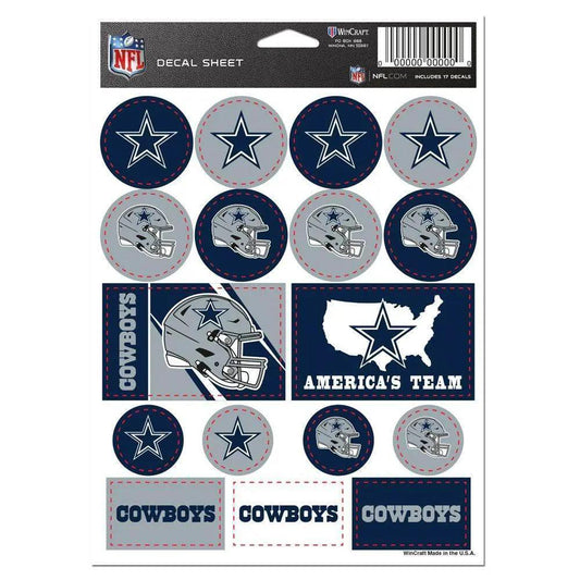  Dallas Cowboys Decal Sheet 5x7 Vinyl Sticker Pack Bundle -  ToylandEU™
