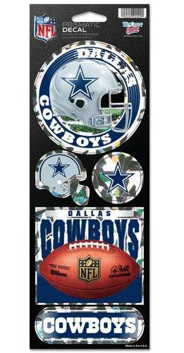 Dallas Cowboys Die Cut Decal Prismatic Holographic 4x12 - ToylandEU