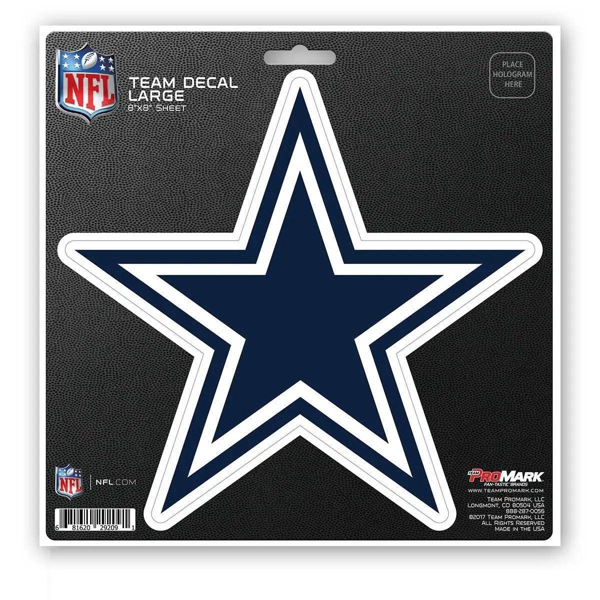  Dallas Cowboys Die Cut Vinyl Decal 8x8 UV Protected -  ToylandEU™