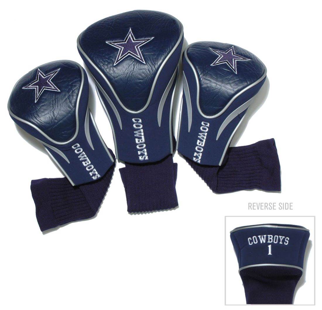 Dallas Cowboys Golf Club 3 Piece Contour Headcover Set - ToylandEU