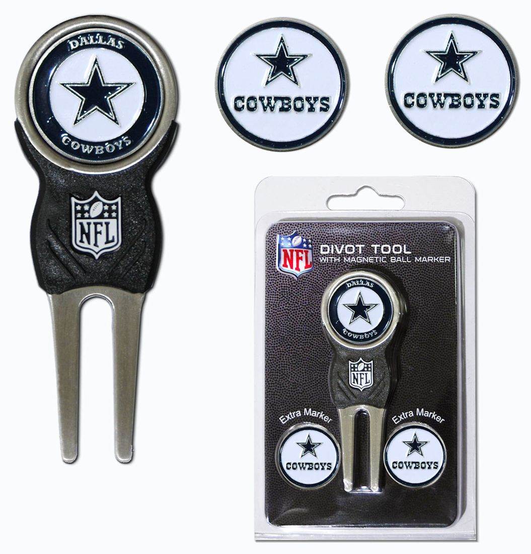 Dallas Cowboys Golf Divot Tool with 3 Markers - ToylandEU