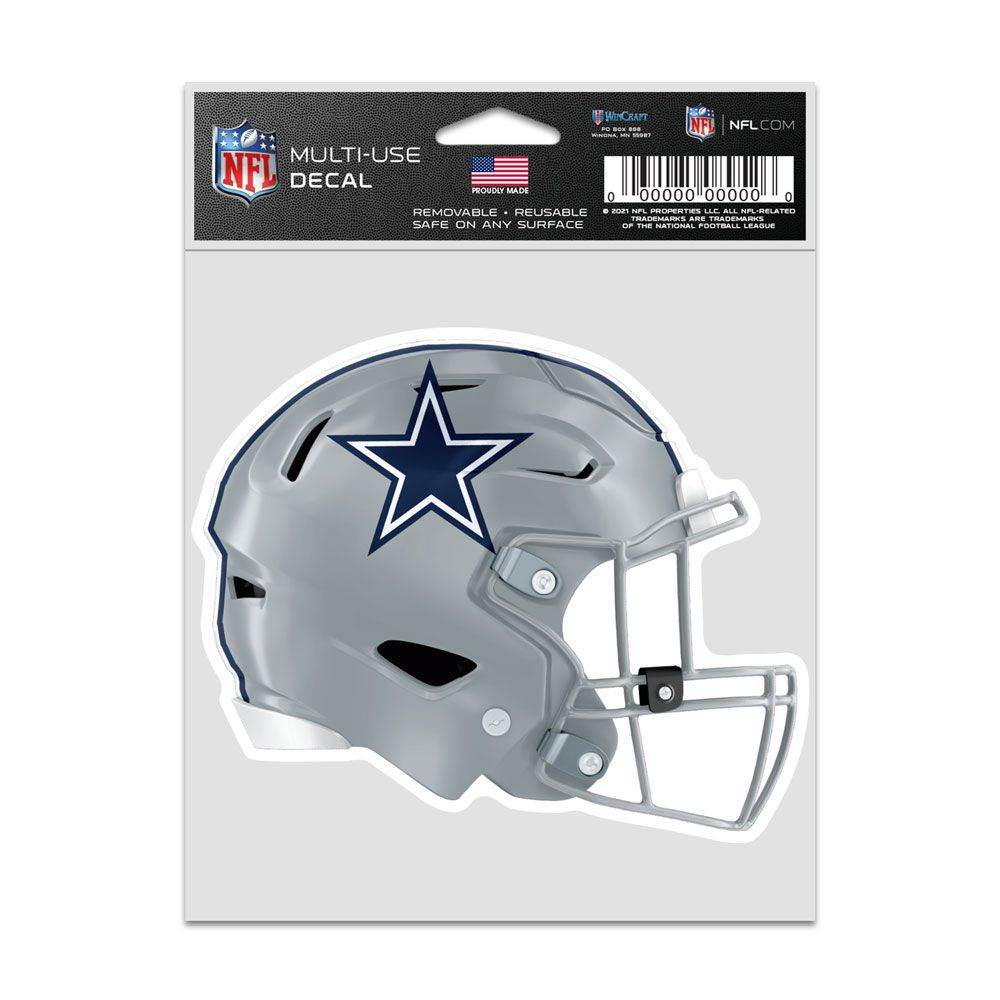 Dallas Cowboys Helmet Decal 3.75x5 By Wincraft Sticker - ToylandEU