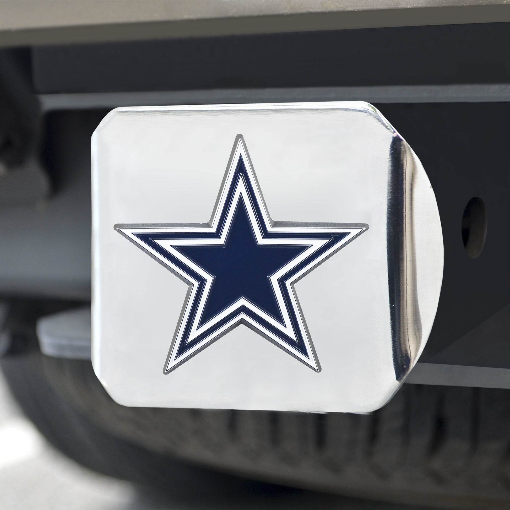 Dallas Cowboys Hitch Cover Chrome Emblem For 2 Inch Hitches - ToylandEU