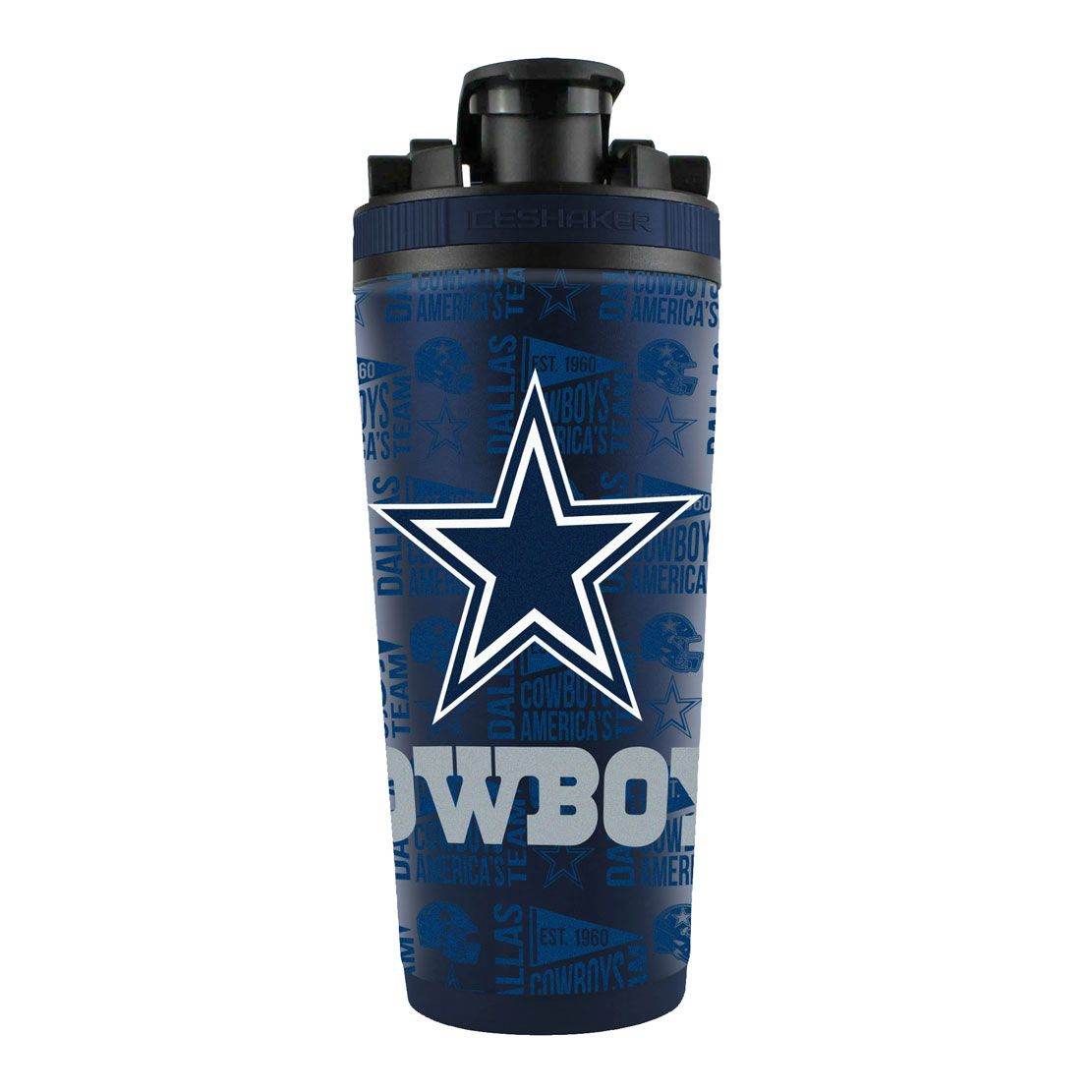 Dallas Cowboys Ice Shaker 26 Oz Stainless Steel Bottle - ToylandEU