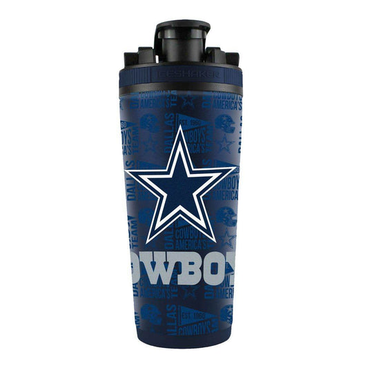 Dallas Cowboys Ice Shaker 26 Oz Stainless Steel Bottle - ToylandEU