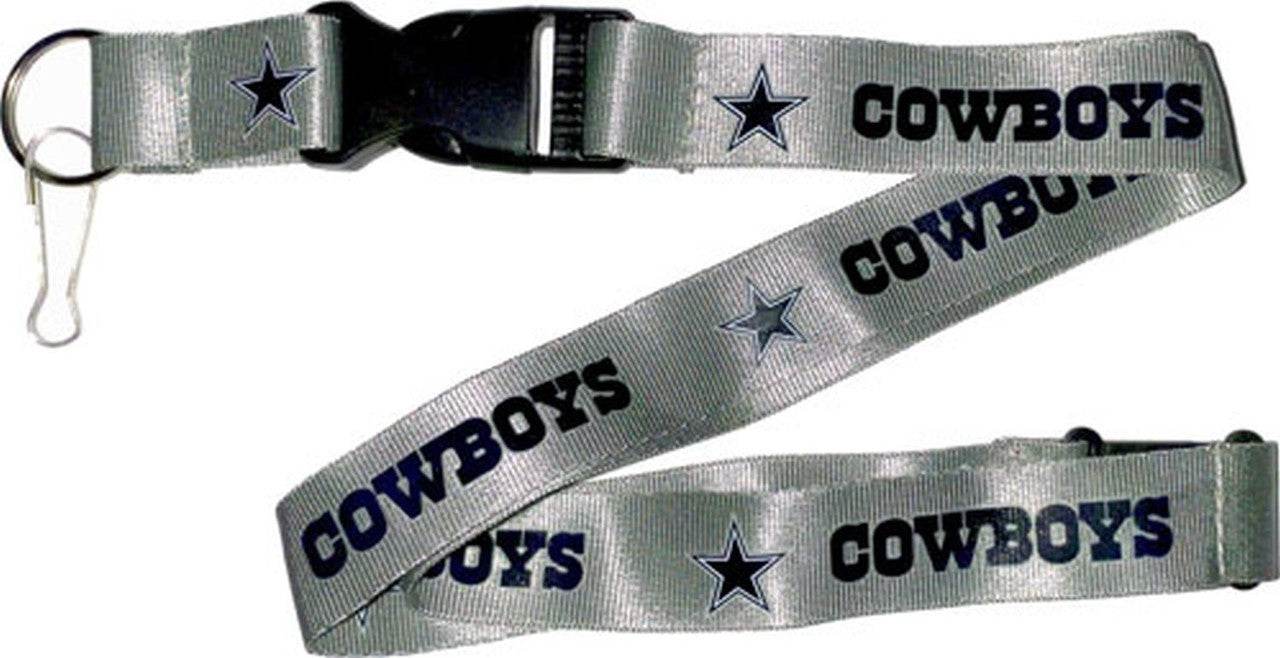 Dallas Cowboys Lanyard Silver Aminco Breakaway Release - ToylandEU