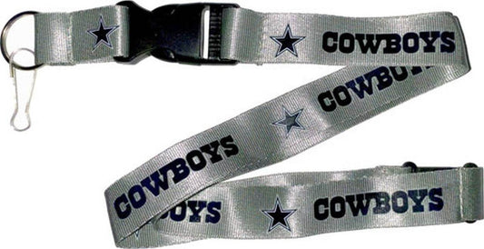 Dallas Cowboys Lanyard Silver Aminco Breakaway Release - ToylandEU