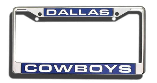  Dallas Cowboys License Plate Frame Laser Cut Chrome -  ToylandEU™