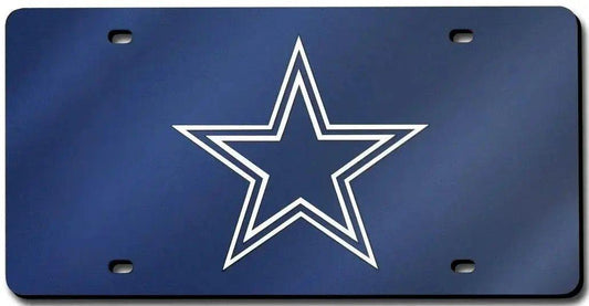  Dallas Cowboys License Plate Laser Cut Navy -  ToylandEU™