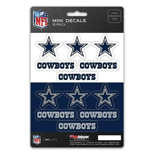  Dallas Cowboys Mini Decal Set 12 Pack Team Promark -  ToylandEU™