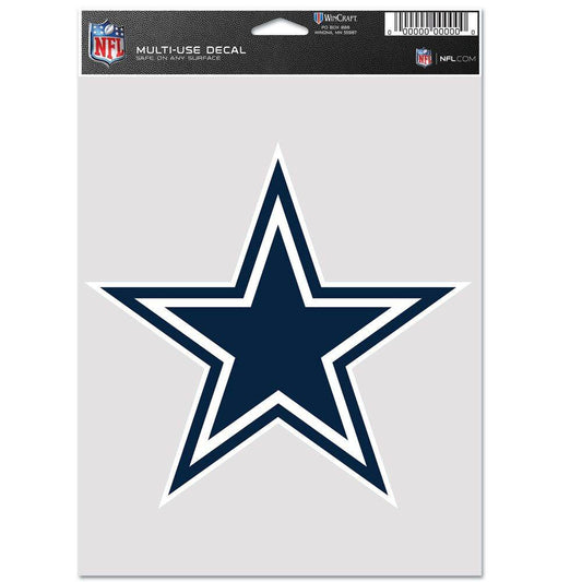 Dallas Cowboys Multi Use Fan Decals Pack For Cars And More - ToylandEU