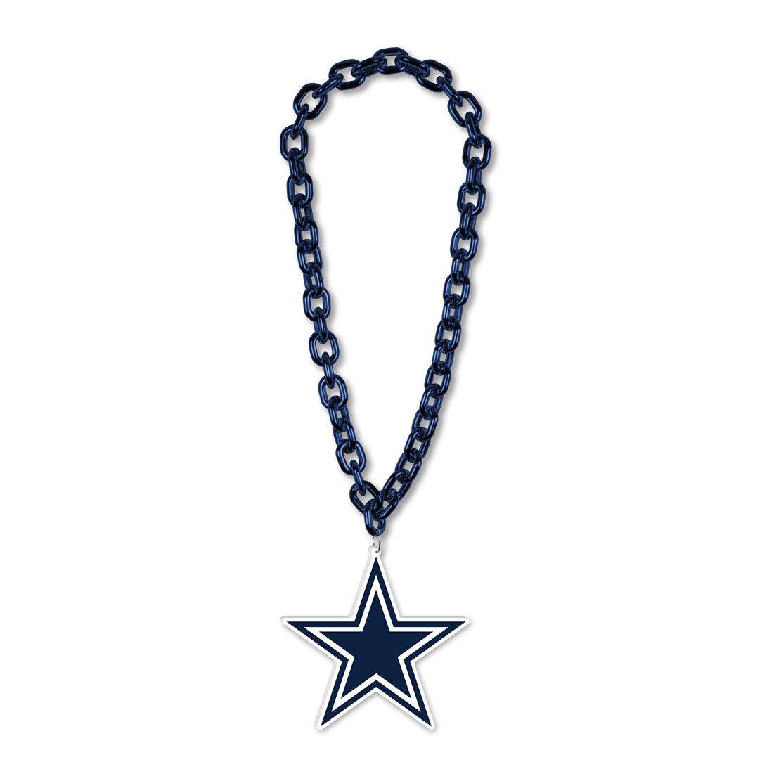 Dallas Cowboys Necklace Big Chain Foam Logo 38 Inch Chain - ToylandEU