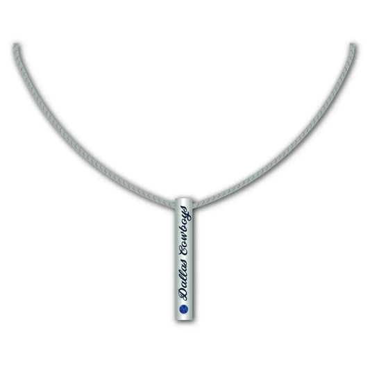 Dallas Cowboys Necklace Silver Bar Pendant Jewelry Gift -  ToylandEU™