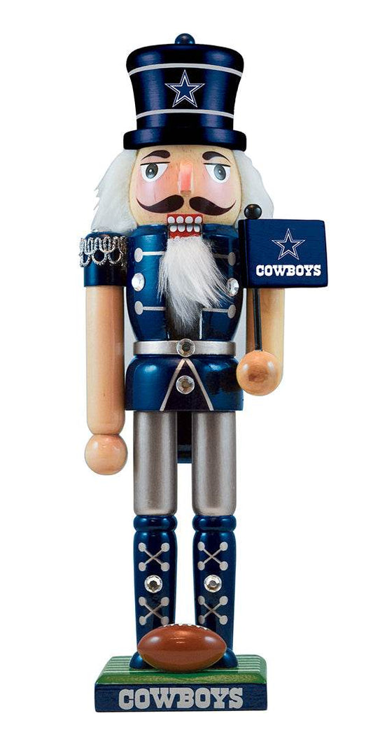 Dallas Cowboys Nutcracker Handcrafted Solid Wood Decor - ToylandEU