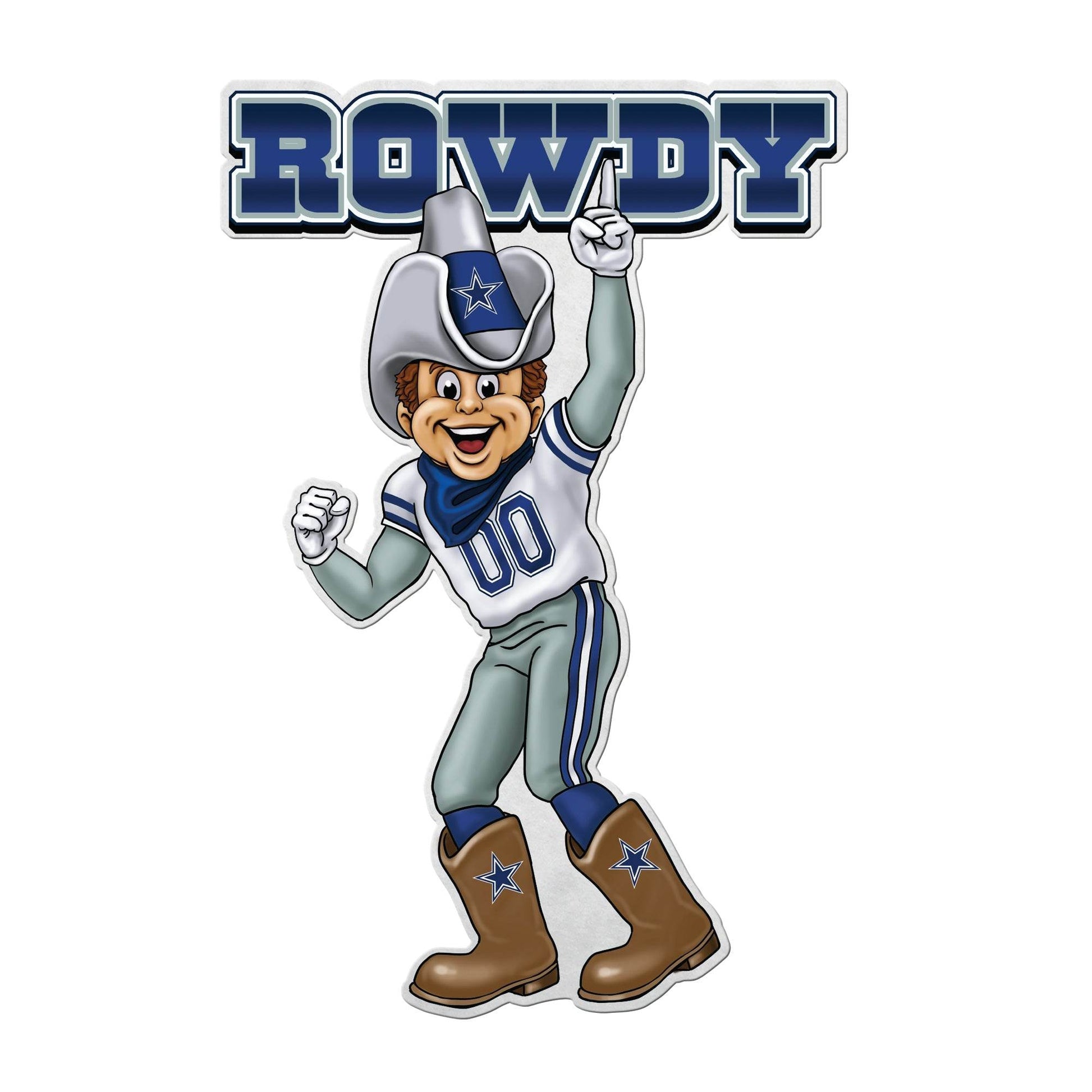 Dallas Cowboys Pennant Shape Felt Mascot Design Rico - ToylandEU