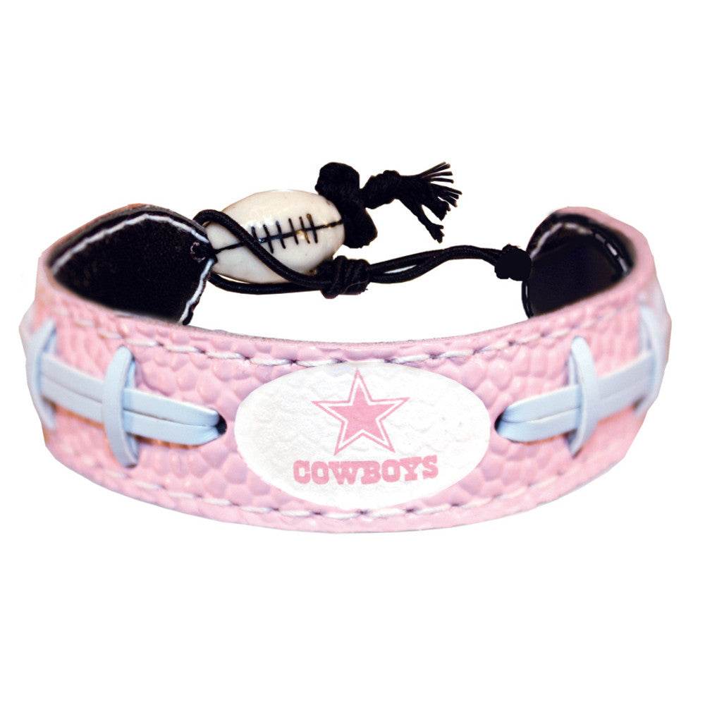 Dallas Cowboys Pink Football Bracelet Elastic Closure - ToylandEU