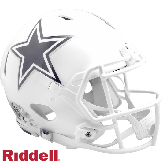 Dallas Cowboys Riddell Authentic Salute To Service Helmet - ToylandEU