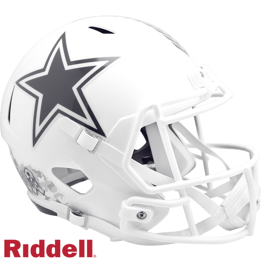 Dallas Cowboys Riddell Replica Helmet Salute To Service - ToylandEU