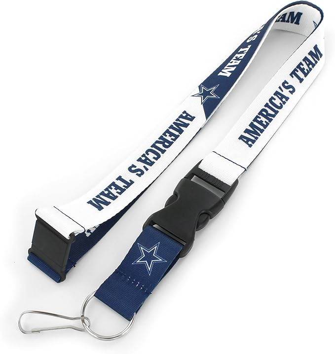 Dallas Cowboys Slogan Lanyard Breakaway Nylon Graphics - ToylandEU