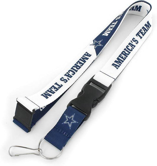 Dallas Cowboys Slogan Lanyard Breakaway Nylon Graphics - ToylandEU