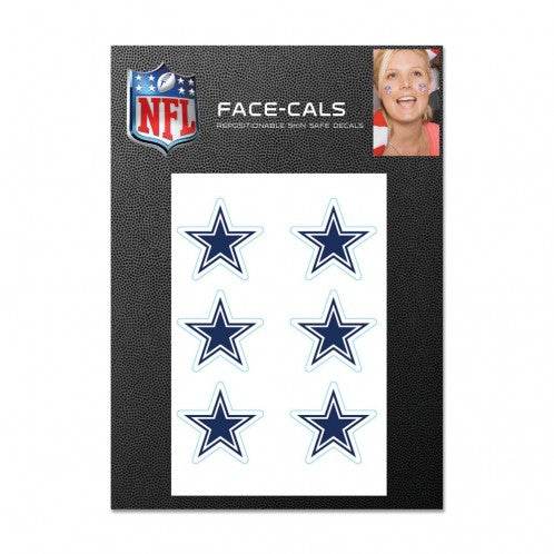 Dallas Cowboys Tattoo Face Cals Peel And Stick Skin Decals - ToylandEU