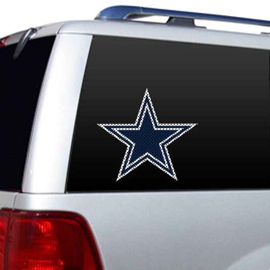Dallas Cowboys Window Film Die Cut For Windows 12 Inch - ToylandEU