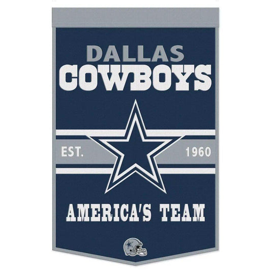  Dallas Cowboys Wool Banner 24x38 Dynasty Slogan Design -  ToylandEU™