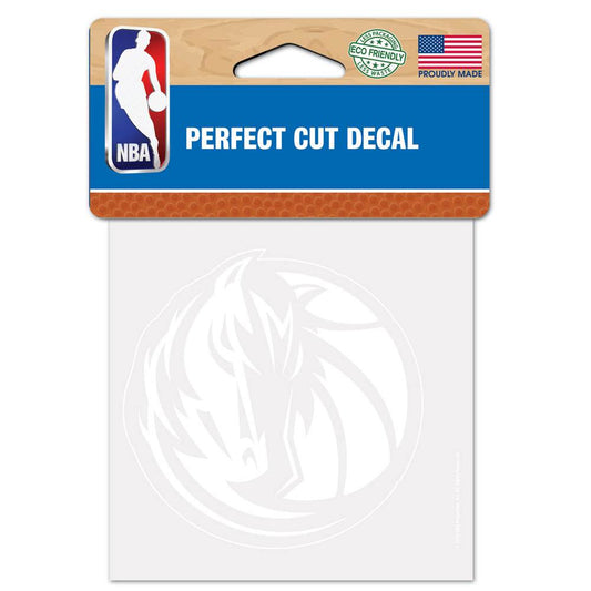 Dallas Mavericks 4x4 Perfect Cut White Decal Outdoor Vinyl - ToylandEU